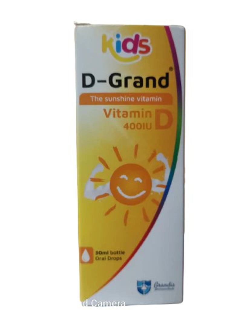 Grandis Kids D-Grand Vitamin D 400Iu 30Ml