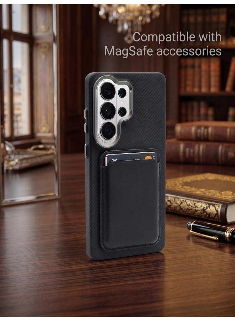 Phoni Slim-Fit Case for Samsung S26 Ultra Case,Thin Protective Cover, Pattern, Tactile Anti-Slip Grip, Shockproof Lightweight Durable Phone Case - Classic Carbon - Image 5