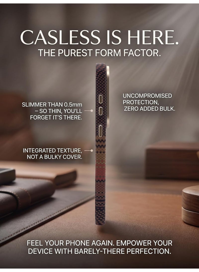 Phoni Slim-Fit Case for Samsung S26 Ultra Case,Thin Protective Cover, Pattern, Tactile Anti-Slip Grip, Shockproof Lightweight Durable Phone Case - Classic Carbon - Image 3