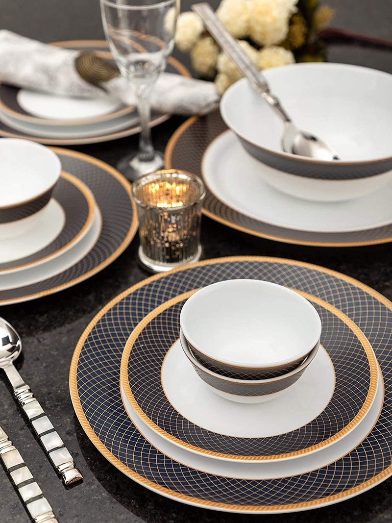 Lvook Regend Blue 27 pcs Dinner Set Blue by LVOOK Regend Blue - Image 2