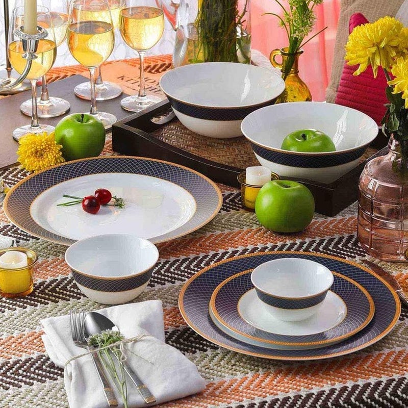 Lvook Regend Blue 27 pcs Dinner Set Blue by LVOOK Regend Blue - Image 3