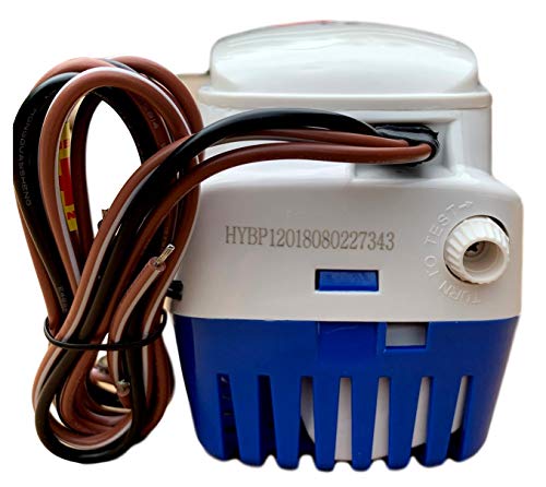 SAILFLO Automatic Bilge Pump for Boats 1100 GPH (1-1/8" Hose Outlet) 12 Volt Auto Bilge Pump with Built-In Float Switch - Image 3