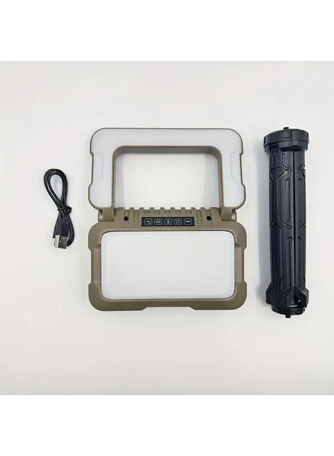 ABS Camping Light with Tripod Portable Hanging 4000mAh Battery USB Multi Function - Image 1