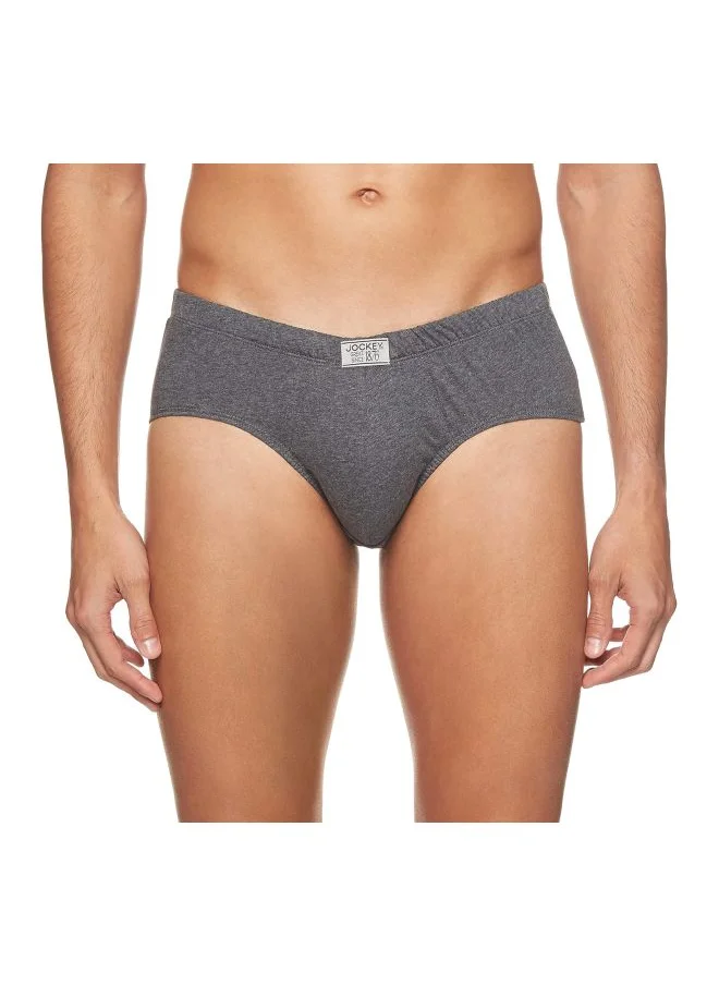 جوكي Jockey 8035 Men Super Combed Cotton Solid Poco Brief with Ultra soft Concealed Waistband Pack of 3