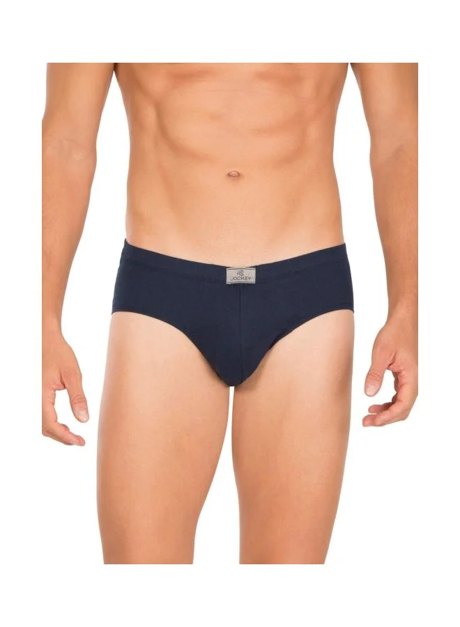 JOCKEY Jockey 8035 Men Super Combed Cotton Solid Poco Brief with Ultra soft Concealed Waistband Pack of 3