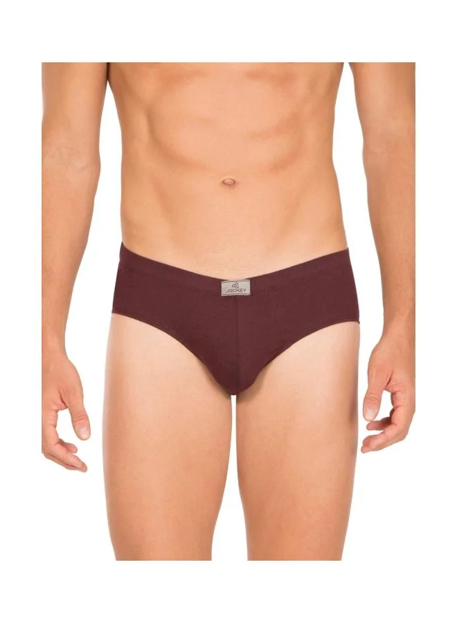 JOCKEY Jockey 8035 Men Super Combed Cotton Solid Poco Brief with Ultra soft Concealed Waistband Pack of 3