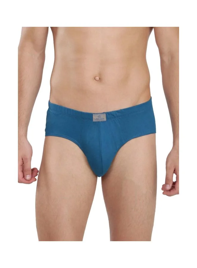 JOCKEY Jockey 8035 Men Super Combed Cotton Solid Poco Brief with Ultra soft Concealed Waistband Pack of 3