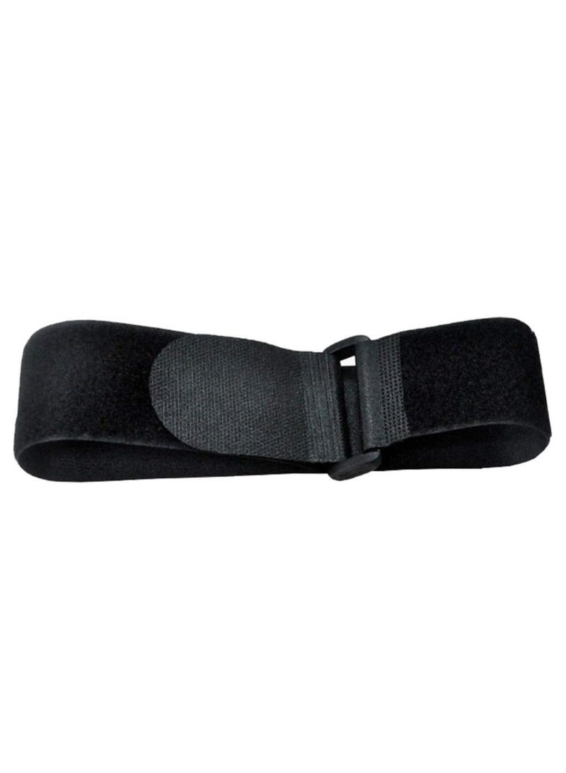 10-Pack Black Velcro Cable Straps, Self-Adhesive Nylon with Buckles,Adjustable  Reusable for Cable Management - Image 3