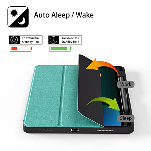 MOCA Case for Xiaomi Pad 5 / Pad 5 11 Pro with Pen Holder Ultra Slim Lightweight Magnetic Stand Cover with Auto Sleep/Wake Fit Xiaomi Mi Pad 5 /Pad 5 Pro 11 (Blue) - Image 2