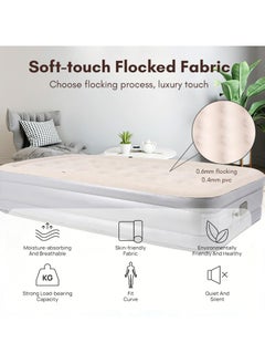 Generic Portable Inflatable Air Mattress, Air Bed with Built-in Electric Pump, Fast Auto Self-Inflation & Deflation, Water-Resistant, Ideal for Home, Guests, Camping, indoor and Outdoor Use Inflatable Sofa Bed, for Tent Camping Car Truck 190*100*40cm  - Image 5