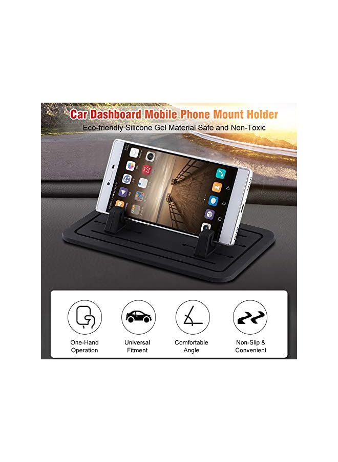 Keenso Car Phone Holder Pad Mat Dashboard, Anti-slip Stand Cell Phone Mount Holder Dash Width Adjustable for Any Smartphone iPhone GPS Table - Image 5