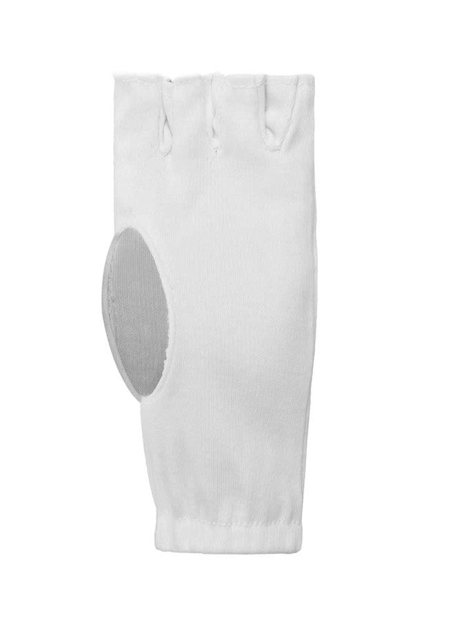 GM Fingerless Inner Gloves for Boys, White - Image 3