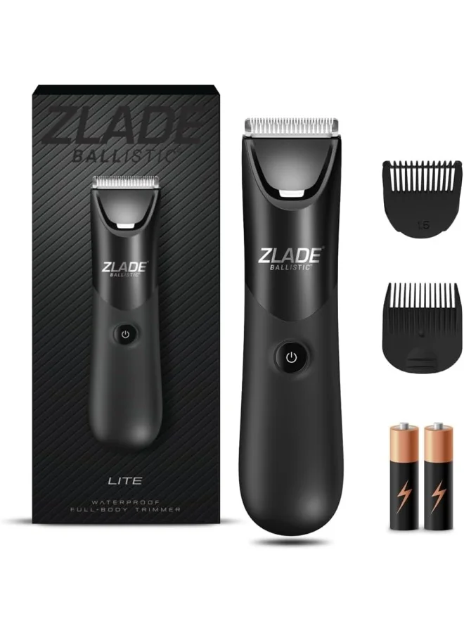 ZLADE ZLADE Ballistic LITE Manscaping Body Trimmer | AAA Battery Powered | Waterproof, Travel Lock | For Beard, Pubic Hair & Private Parts | Zero Irritation Grooming