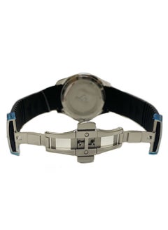 Fitron Men’s Wrist Watch with Stainless Steel Case, Black Rubber Strap and Black Dial with Date  - Image 2