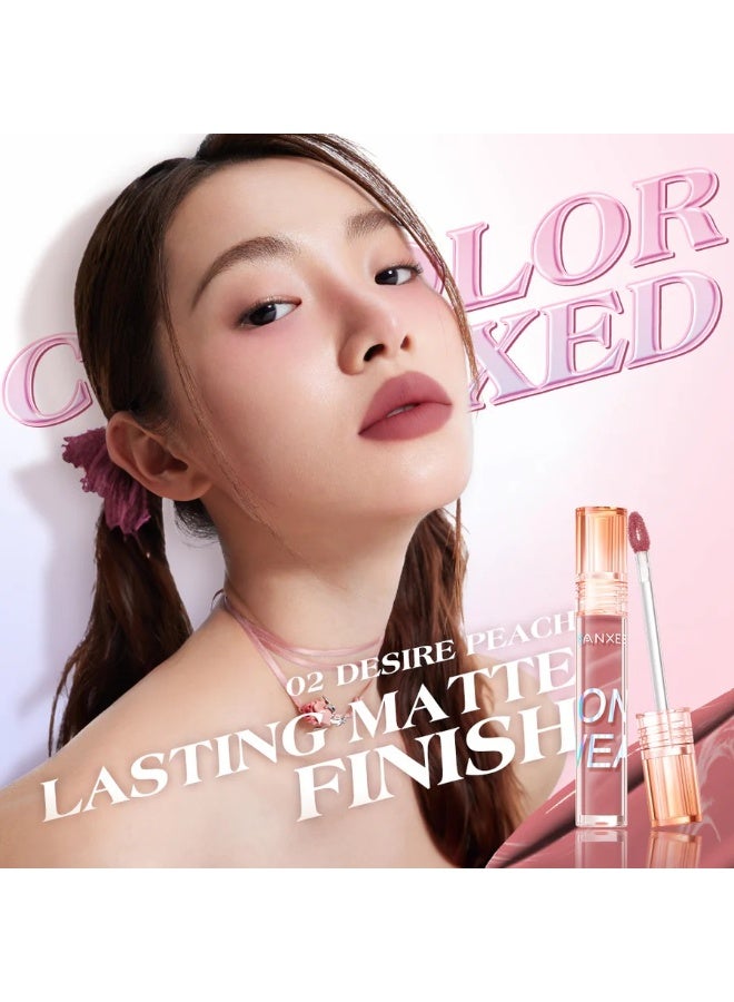 Banxeer Marble Texture Matte Finish Super Stay Lip Gloss For Girls - Image 2