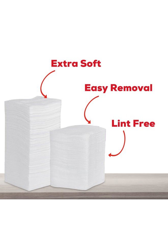 HEALQU وسادات شاش قطن غير منسوج HealQu 1000-عدد 2x2 بوصة - 4 طبقات، غير معقمة، 10x10 سم، 4 طبقات (200 قطعة) - 0.41 كجم - Image 4