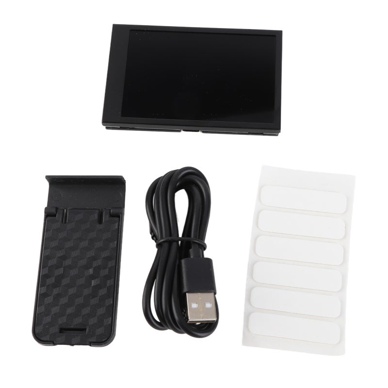 شاشة IPS ثانوية 3.5 بوصة USB Type C Mini Display - مراقبة شاملة لدرجة حرارة الكمبيوتر مع عرض مريح للعين لإعداد سطح المكتب - Image 1