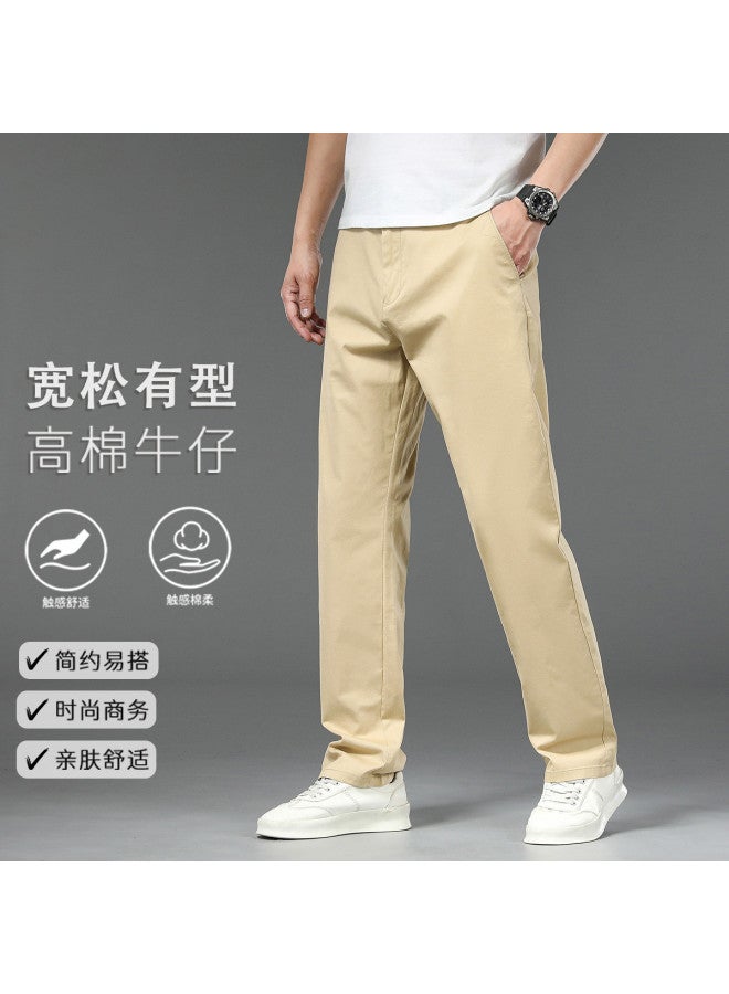 Tucano stylish Straight-leg Pants - Loose & Comfortable Business Casual Trousers For Men - Image 2