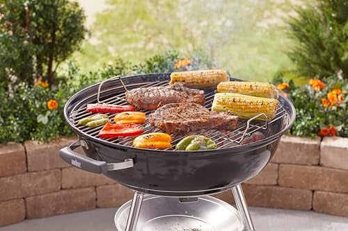 Weber Jumbo Joe Premium Charcoal Grill, 22‑Inch, Black – Portable Outdoor BBQ Grill with Durable Plated Steel Grates, Porcelain‑Enameled Bowl & Precision Airflow Control - Image 5