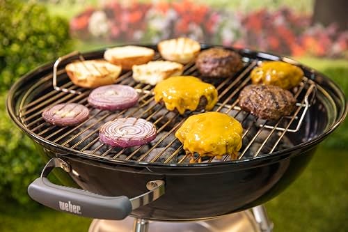 Weber Jumbo Joe Premium Charcoal Grill, 22‑Inch, Black – Portable Outdoor BBQ Grill with Durable Plated Steel Grates, Porcelain‑Enameled Bowl & Precision Airflow Control - Image 3