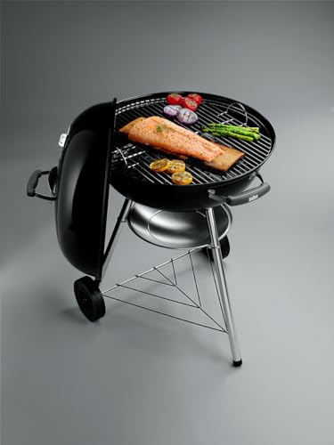 Weber Jumbo Joe Premium Charcoal Grill, 22‑Inch, Black – Portable Outdoor BBQ Grill with Durable Plated Steel Grates, Porcelain‑Enameled Bowl & Precision Airflow Control - Image 2