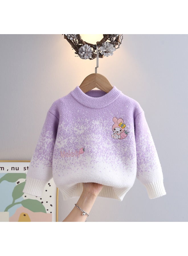 Children's Sweater Girls Autumn And Winter New Children's Sweater 4 Years Old Girl's Top Baby Sweater