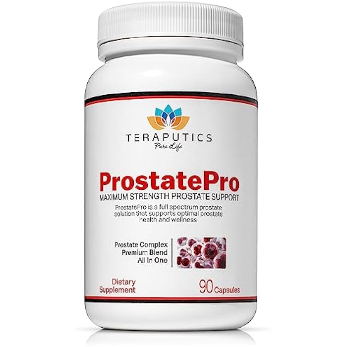 Teraputics ProstatePro - 33 Herbs Saw Palmetto Prostate Health Supplements For Men | Reduce Urination | Hair Growth w/ DHT Blocker | Beta Sitosterol, Pygeum and Saw Palmetto for Men Prostate Support, 90 Capsules - Image 1