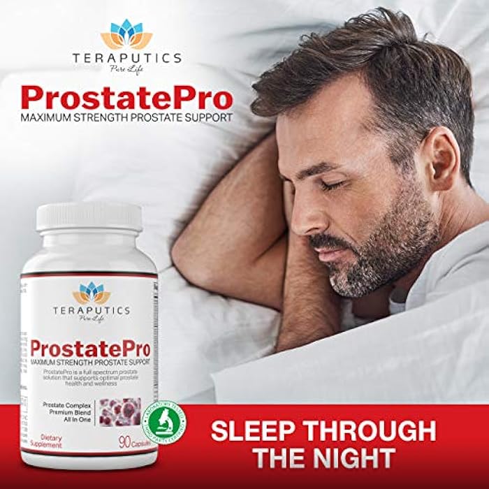 Teraputics ProstatePro - 33 Herbs Saw Palmetto Prostate Health Supplements For Men | Reduce Urination | Hair Growth w/ DHT Blocker | Beta Sitosterol, Pygeum and Saw Palmetto for Men Prostate Support, 90 Capsules - Image 4