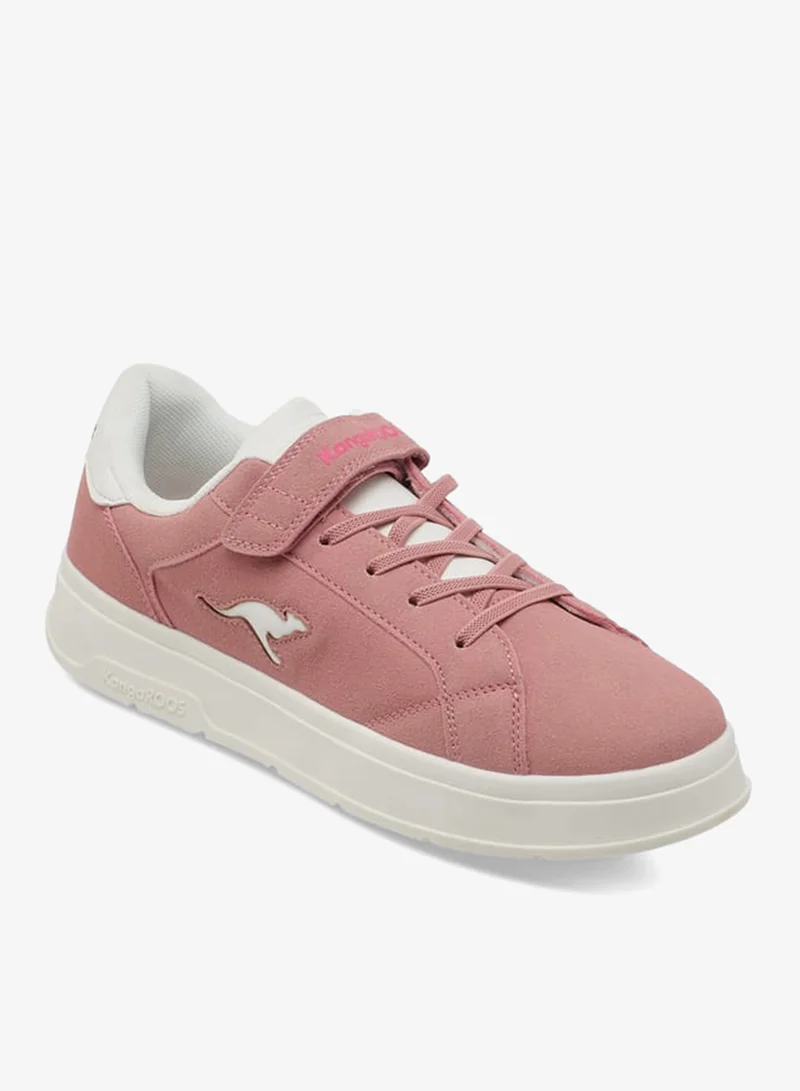 kangaROOS Women's Logo Detail Sports Shoes With Hook And Loop Closure