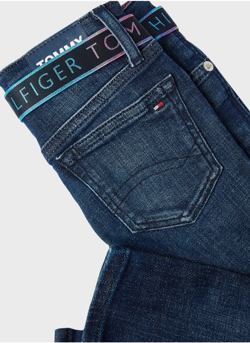 TOMMY HILFIGER - Kids Nora Skinny Jeans - Image 1