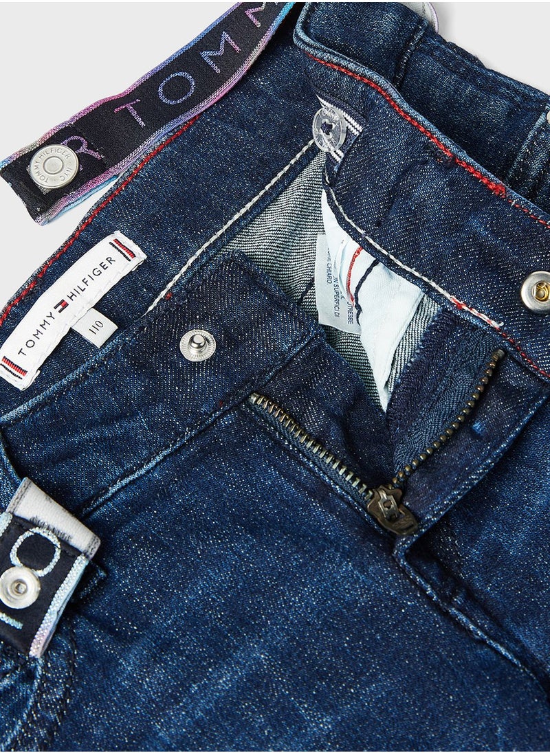 TOMMY HILFIGER - Kids Nora Skinny Jeans - Image 1