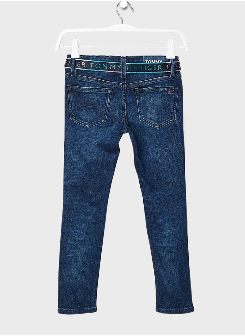 TOMMY HILFIGER - Kids Nora Skinny Jeans - Image 1