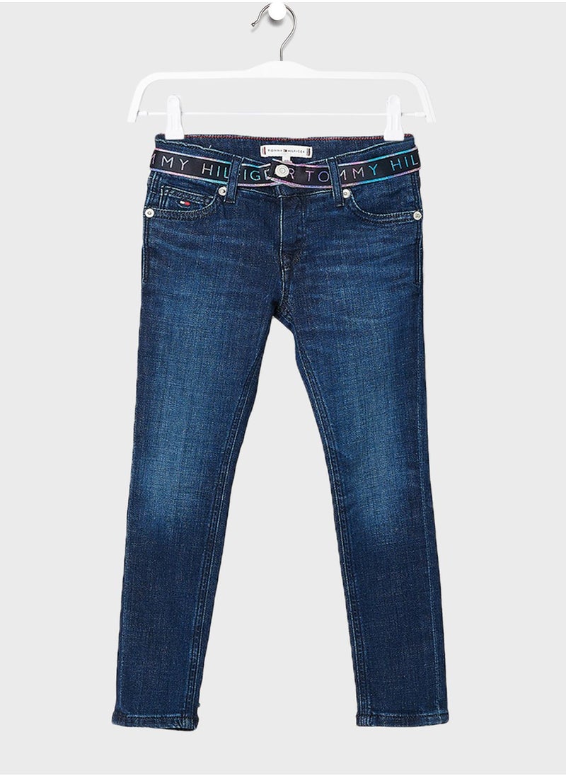 TOMMY HILFIGER - Kids Nora Skinny Jeans - Image 1