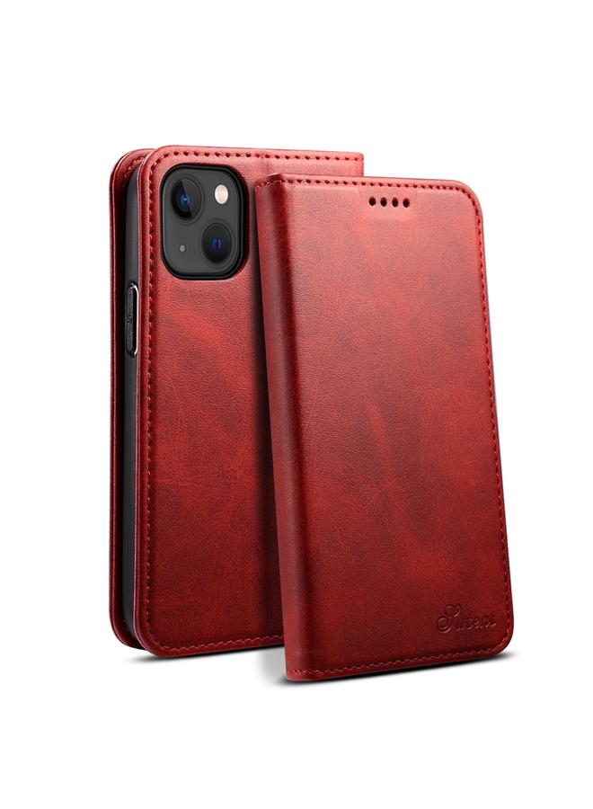 Zaboon Case For iPhone 13 Calf Texture Horizontal Flip Leather Case with Holder & Card Slots & Wallet - Image 2