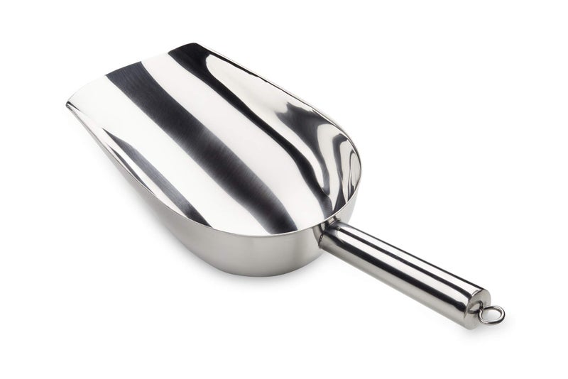 LEMONSODA Metal Ice Scoop  Stainless Steel Rustproof Scoop with Hanging Loop  Small Multipurpose Kitchen Ice Cube Scooper