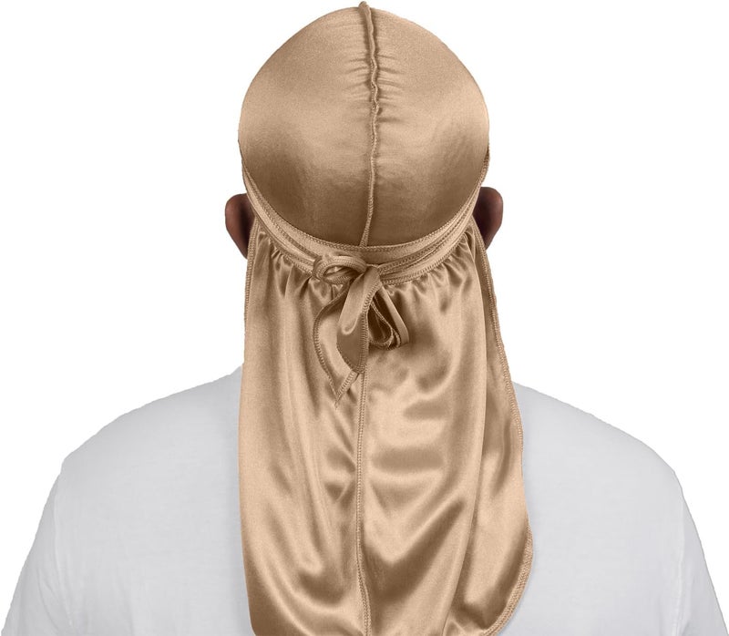 ForceWave Silky Durag for Men Wave Cap Satin Dorag for Men Women 360 Wave - Image 2