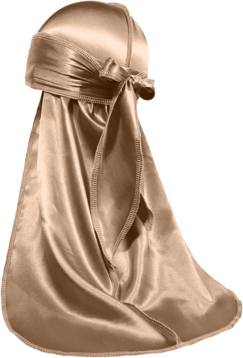 ForceWave Silky Durag for Men Wave Cap Satin Dorag for Men Women 360 Wave - Image 4