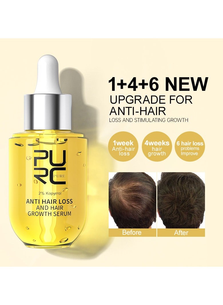 PURC - PURC 50ML Hair Growth Products Ginger Fast Grow Oil Anti Hair Loss Scalp Treatment Polygonum Serum Beauty Health for Men Women - Image 1
