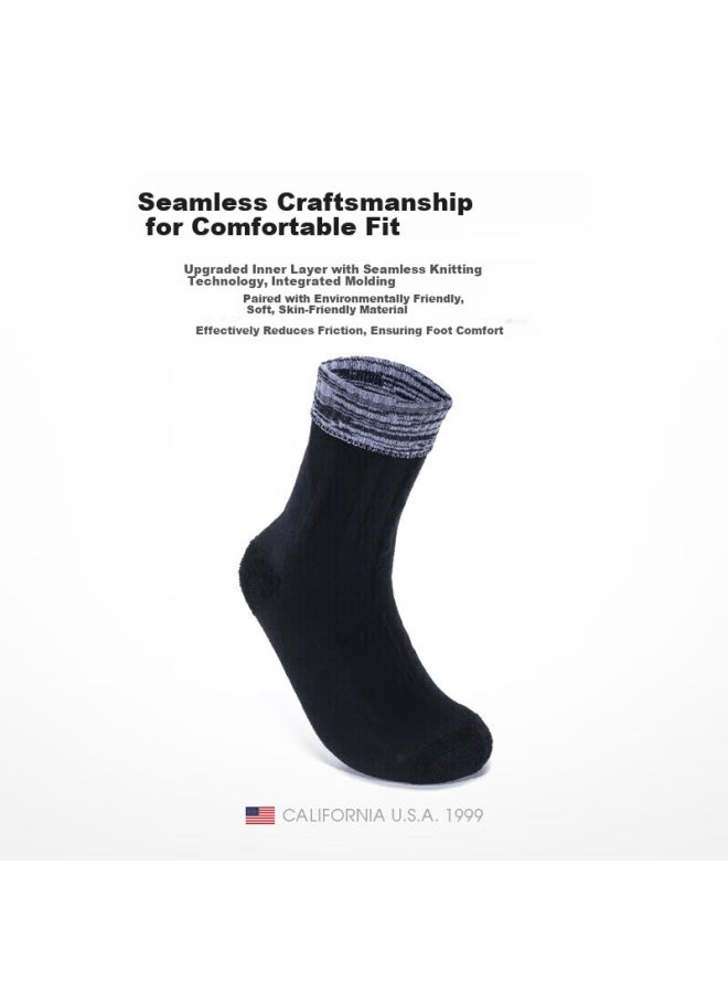 Tfo Event-level Outdoor Waterproof Socks Trail Running Non-slip Hiking Mountaineering Socks A254 Women's Blue S - Image 2