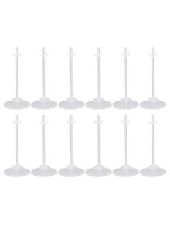 EXCEART 24Pcs White Doll Stand Doll Support Rack Action Figure Display Rack For Window Doll Display Decoration Collection  - Image 2