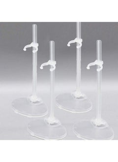 EXCEART 24Pcs White Doll Stand Doll Support Rack Action Figure Display Rack For Window Doll Display Decoration Collection  - Image 3
