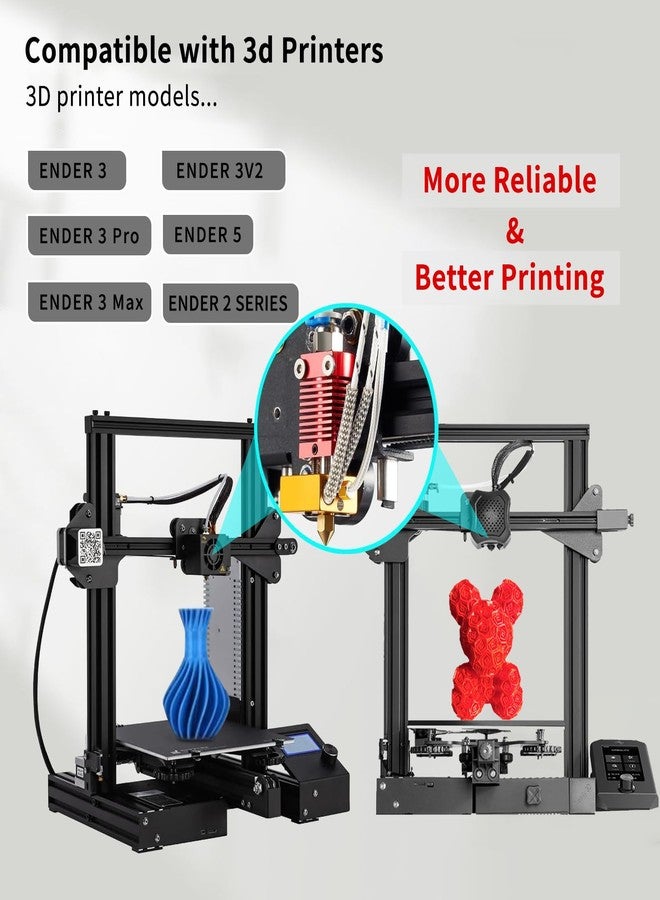 SAPLUSREPRAP 5Aplusreprap Ender 3 Hotend Upgrade - M3 Stud Thermistor, Quick Replacement, Compatible with Creality Ender 3 V2/Pro, Cr-10 J-Head Hotend Replacement, Extruder Mounted Hot End Kit by Imp - Image 2