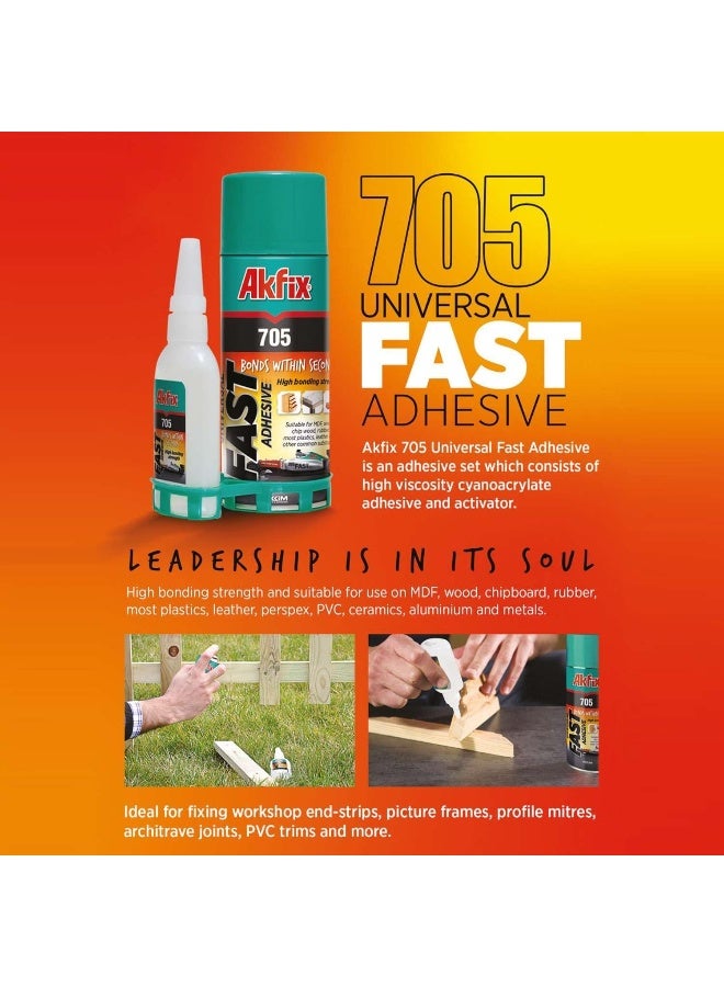Akfix 705 Universal Fast Adhesive 200 ml-Pack of 2 - Image 4