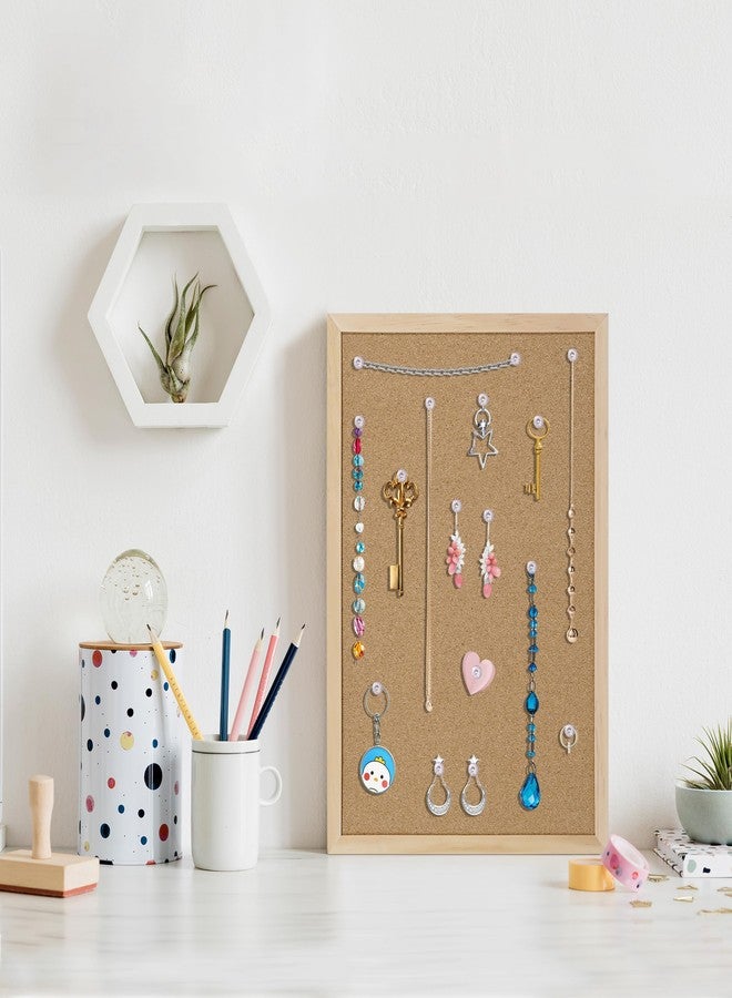 DAHAPYBOO Cork Board Bulletin Board 2 Pack,17"X12" Cork Board for Office with Pin Oak Wood Boards,Hanging Corkboards for Office Home School Message Board or Vision Board Decoration - Image 5