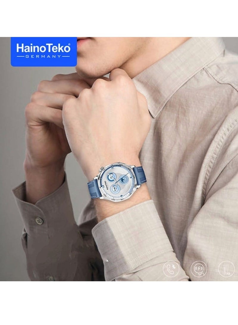 Haino Teko Smart Watch GT5 Max Round Screen AMOLED Display with 3 Pair Straps and Wireless Charger Multicolour - Image 3