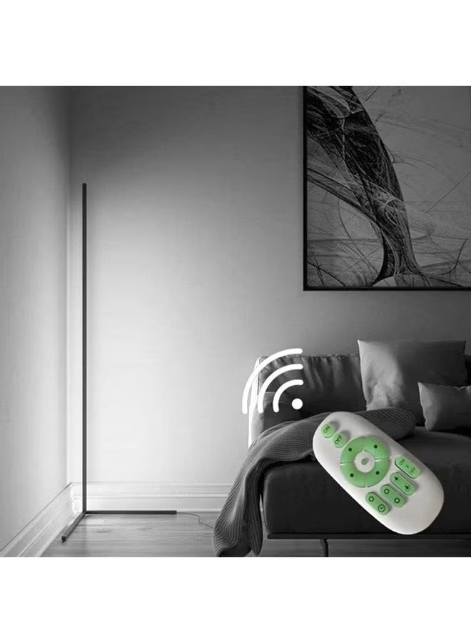 بورتوني مصباح زاوية LED بجهاز تحكم عن بعد، ضوء أبيض ABS 20 وات متعدد الألوان 55x13.78بوصة - Image 4