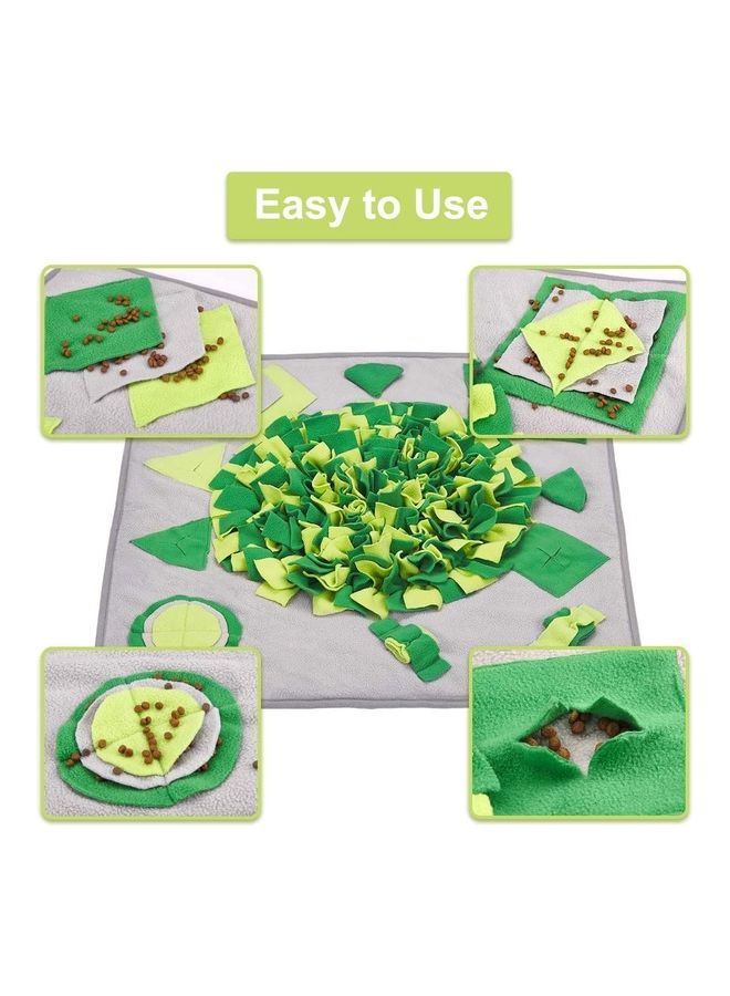 NIBEMINENT Pet Snuffle Feeding Mat Multicolour 65 x 65cm - Image 2
