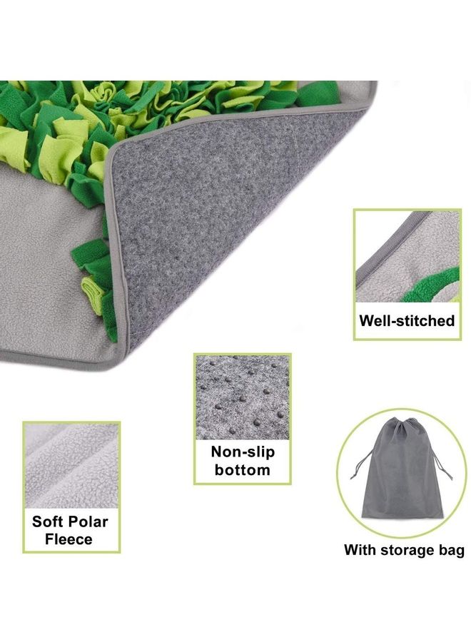 NIBEMINENT Pet Snuffle Feeding Mat Multicolour 65 x 65cm - Image 3