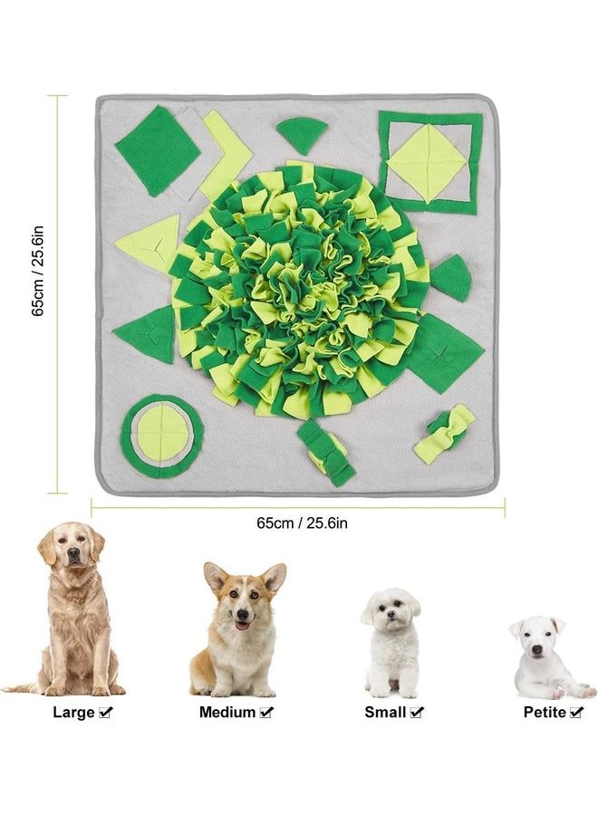 NIBEMINENT Pet Snuffle Feeding Mat Multicolour 65 x 65cm - Image 4