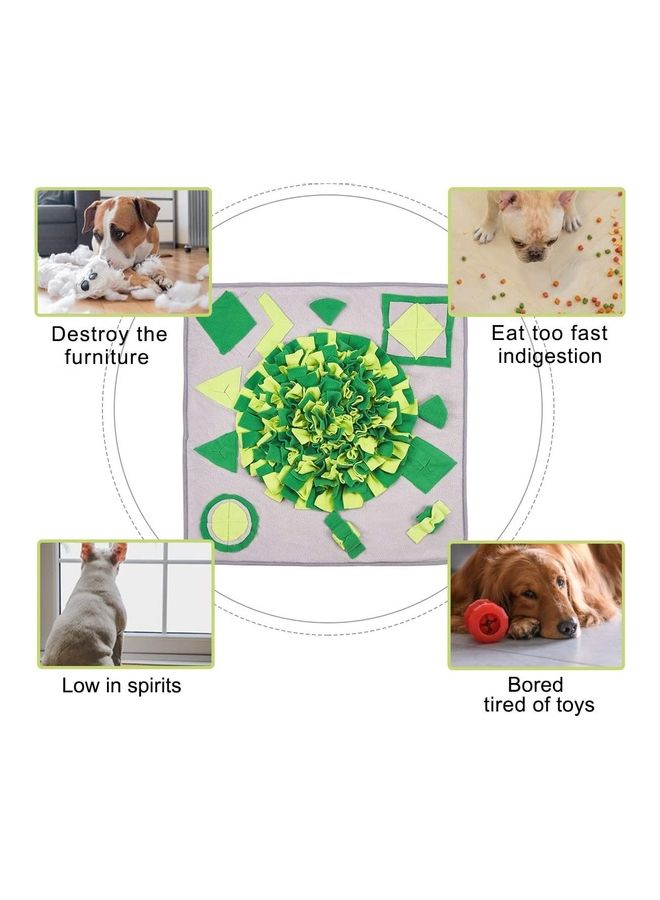 NIBEMINENT Pet Snuffle Feeding Mat Multicolour 65 x 65cm - Image 5